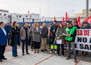 Un momento de la concentración de protesta / FOTO: Ayto.