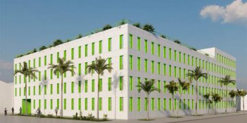 Recreación virtual del futuro edificio