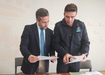 Vera y Calvente antes de la rueda de prensa / FOTO: Ayto.