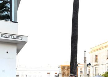 El antiguo rótulo ya recolocado / FOTO: Ayto.