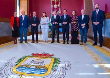 Recepción al alcalde de Cádiz y sus concejales en San Fernando / FOTO: Ayto.
