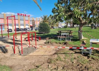 Nuevo equipamiento recién montado en Las Albinas / FOTO: Ayto.