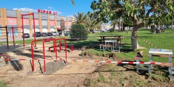 Nuevo equipamiento recién montado en Las Albinas / FOTO: Ayto.