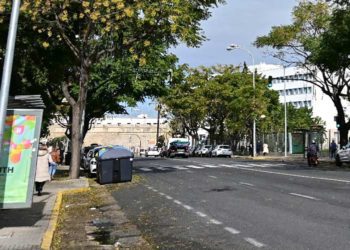 Dos de las paradas de la avenida / FOTO: Eulogio García