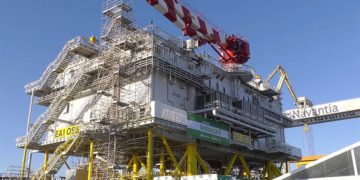 Una de las plataformas salidas años atrás del astillero puertorrealeño / FOTO: Navantia