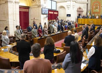 Un momento del pleno en la Cámara andaluza / FOTO: Parlamento de Andalucía