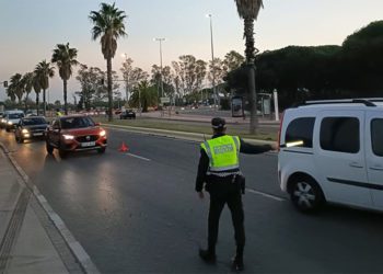 Agentes en un pasado control de tráfico / FOTO: Ayto.