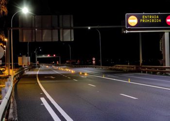 El puente Carranza, cortado desde la noche del domingo / FOTO: Ereagafoto