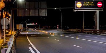El puente Carranza, cortado desde la noche del domingo / FOTO: Ereagafoto