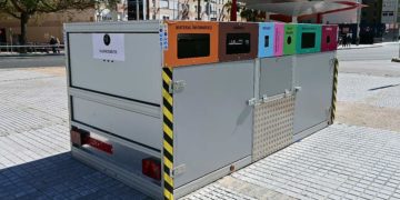 Uno de los nuevos puntos limpios en Segunda Aguada / FOTO: Eulogio García