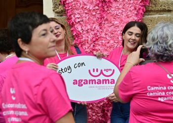 Una pasada actividad de Agamama en la calle / FOTO: Eulogio García