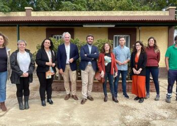 Una visita a las instalaciones en octubre de 2023 de los ayuntamientos involucrados / FOTO:  Mancomunidad