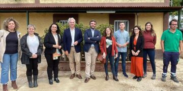 Una visita a las instalaciones en octubre de 2023 de los ayuntamientos involucrados / FOTO:  Mancomunidad
