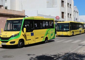 Varios vehículos de la flota / FOTO: Ayto.