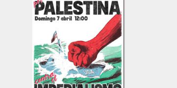 Detalle del cartel de la Marcha a Rota 2024