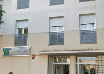 Detalle de la fachada del ambulatorio