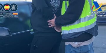Uno de los detenidos en Chiclana / FOTO: Policía Nacional