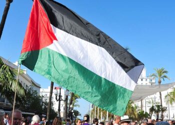 Una pasada marcha pro-Palestina en Cádiz / FOTO: Eulogio García