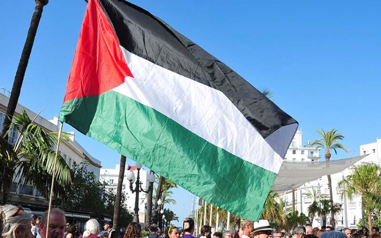 Una pasada marcha pro-Palestina en Cádiz / FOTO: Eulogio García