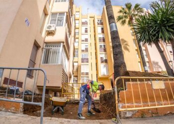 Primeras demoliciones en el entorno de la plaza / FOTO: Ayto.