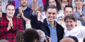 Sánchez en un acto de la campaña electoral vasca / FOTO: PSOE