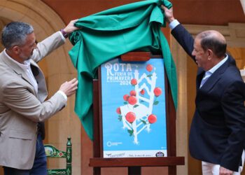 Desvelando el cartel / FOTO: Ayto.