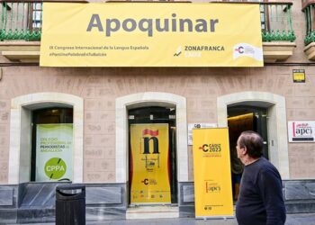 La sede de la APC durante el Congreso de la Lengua de 2023 / FOTO: Eulogio García