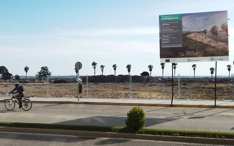 La obra de La Magdalena, estancada desde otoño de 2022 / FOTO: DBC
