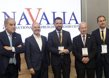 En la clausura de la feria en Vigo / FOTO: Navalia