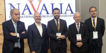 En la clausura de la feria en Vigo / FOTO: Navalia