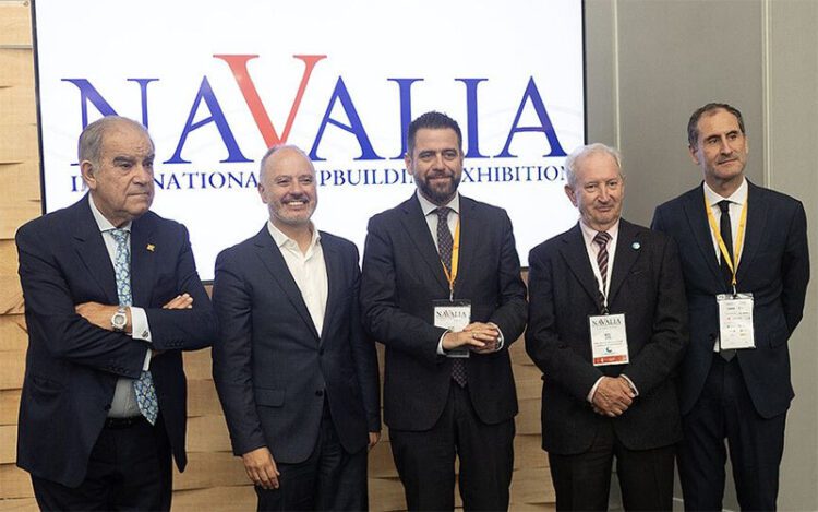 En la clausura de la feria en Vigo / FOTO: Navalia