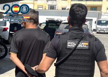 Un momento de la detención / FOTO: Policía Nacional