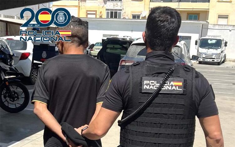 Un momento de la detención / FOTO: Policía Nacional