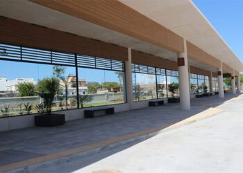 La flamante estación de buses lista para volver a la actividad / FOTO: Ayto.