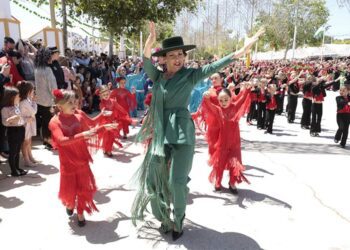 Un flashmob animando la apertura de la feria / FOTO: Ayto.