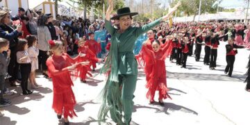 Un flashmob animando la apertura de la feria / FOTO: Ayto.
