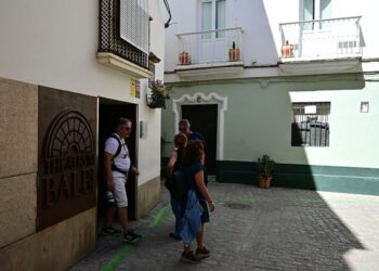 La finca, en la trasera del teatro romano / FOTO: Eulogio García