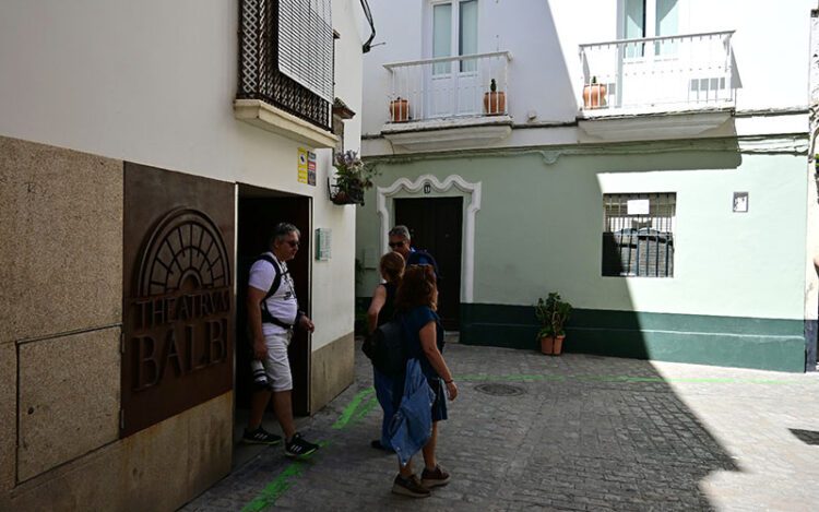 La finca, en la trasera del teatro romano / FOTO: Eulogio García