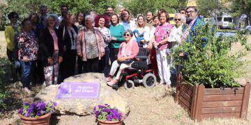 Inaugurando el homenaje a las mujeres que trabajaron y trabajan en astilleros / FOTO: Ayto.