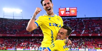 Euforia post-partido / FOTO: Cádiz CF