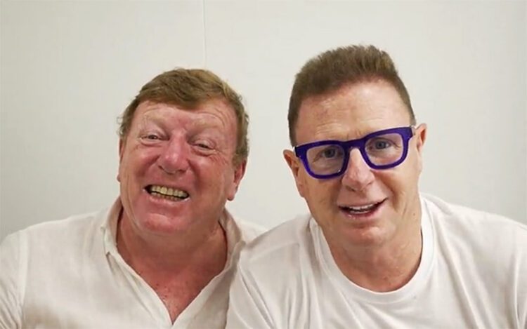 César y Jorge en un vídeo promocional en sus redes