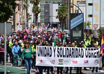 La marcha por los barrios populares / FOTO: Eulogio García