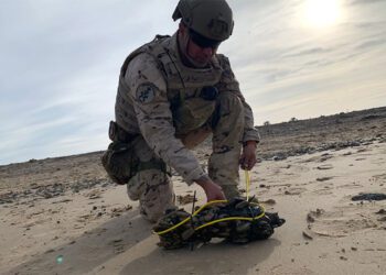 Actuando en Camposoto / FOTO: Ministerio de Defensa