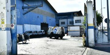 Las naves de la contrata de basuras / FOTO: Eulogio García