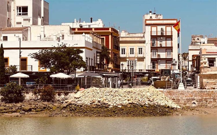 La obra desde la margen derecha del río / FOTO: Ayto.