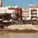 La obra detenida desde la margen derecha del río / FOTO: Ayto.