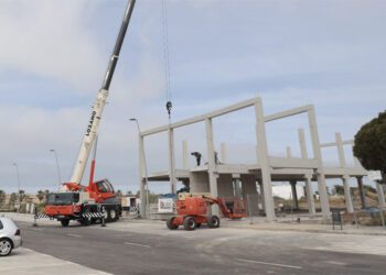 Se levanta con estructuras prefabricadas / FOTO: Ayto.