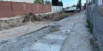 Los trabajos en marcha / FOTO: Flave