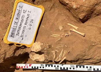 Uno de los restos localizados / FOTO: Ayto.