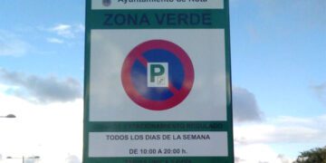 Una de las señales indicativas de la zona verde / FOTO: Verdes Equo